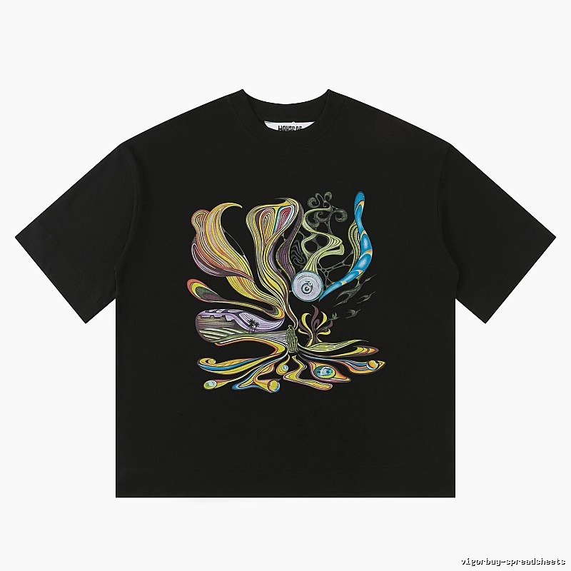 Abstract-style Black T-shirt of House of Errors