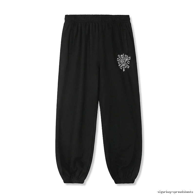 ADWYSD Printed Casual Black Pants
