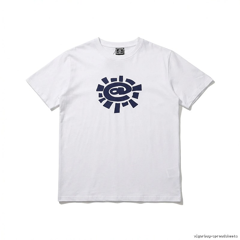 ADWYSD Printed Simple White T-shirt