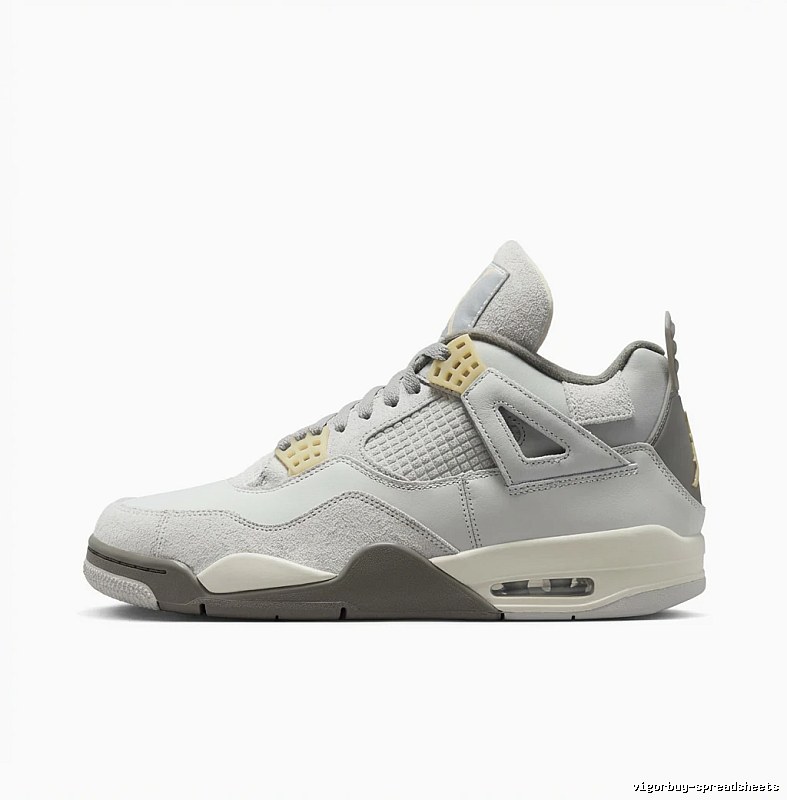 Air Jordan 4 Retro Wind Grey Shoes