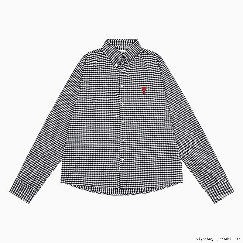 AMI Checkered Retro Style Shirt