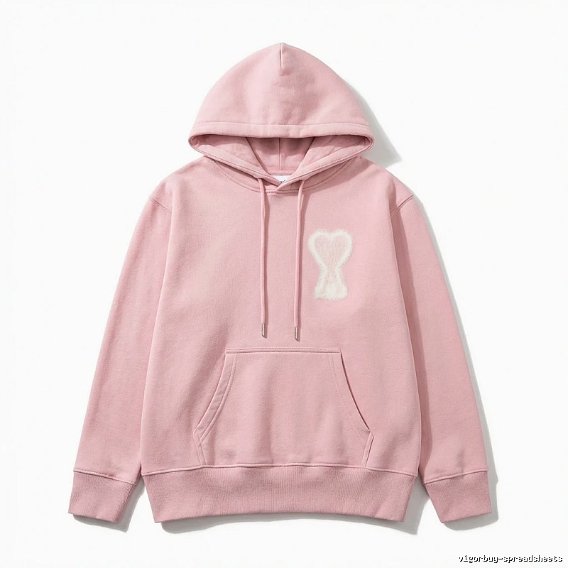 AMI Love Pink Hoodie