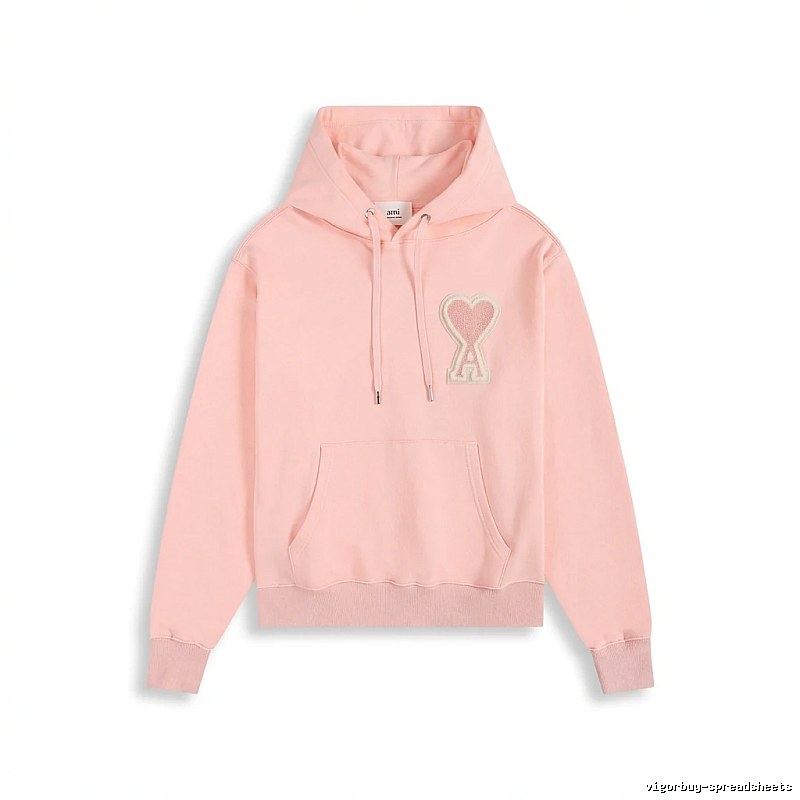 AMI Love Pink Hoodie
