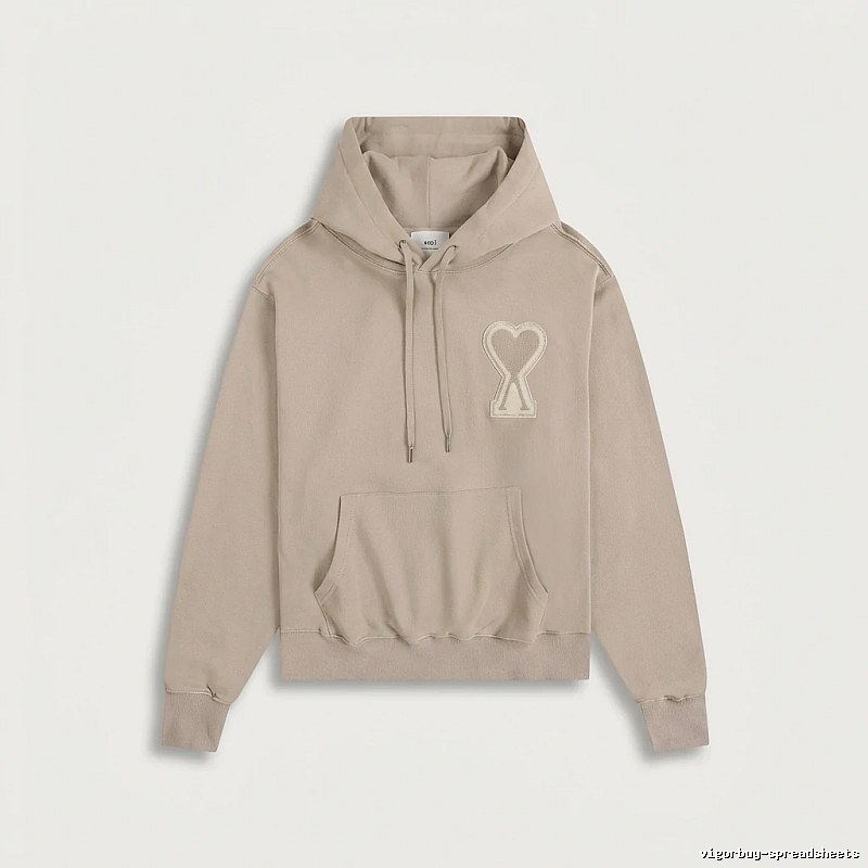AMI Love Trend Brand Beige Sweatshirt