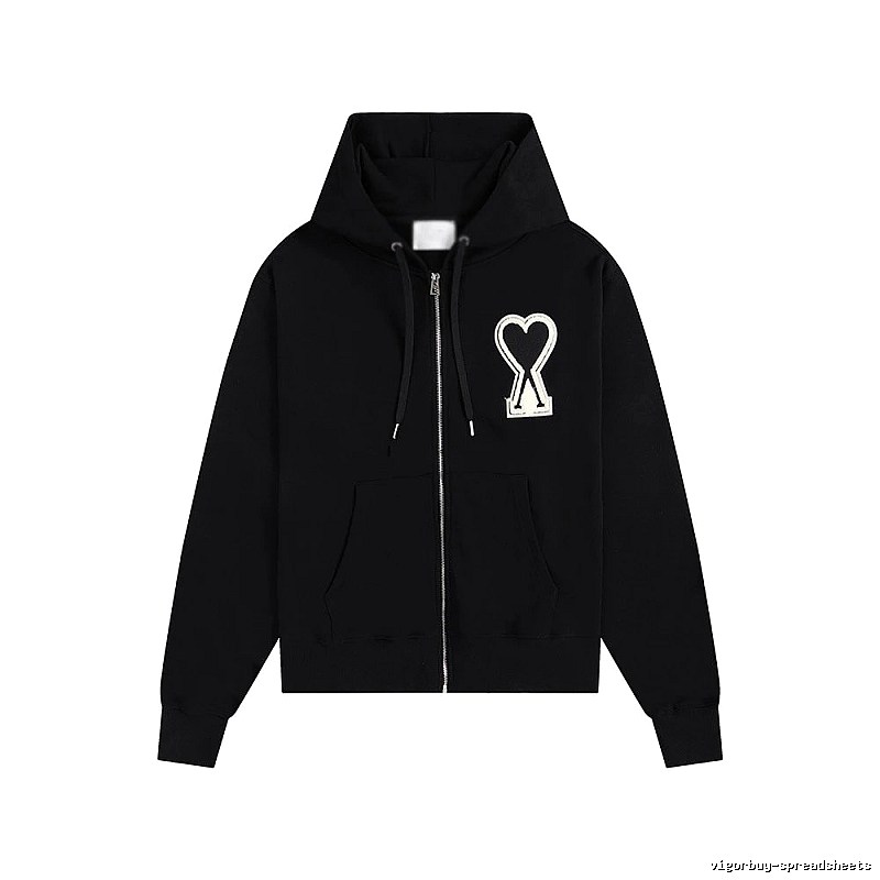 AMI Love Trendy and Cool Black Sweatshirt