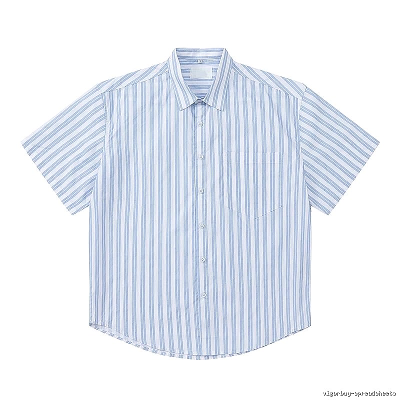 AMI Stripe Minimalist Style Shirt