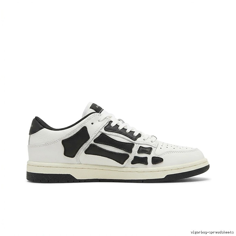 AMIRI deconstructed style black and white sneakers