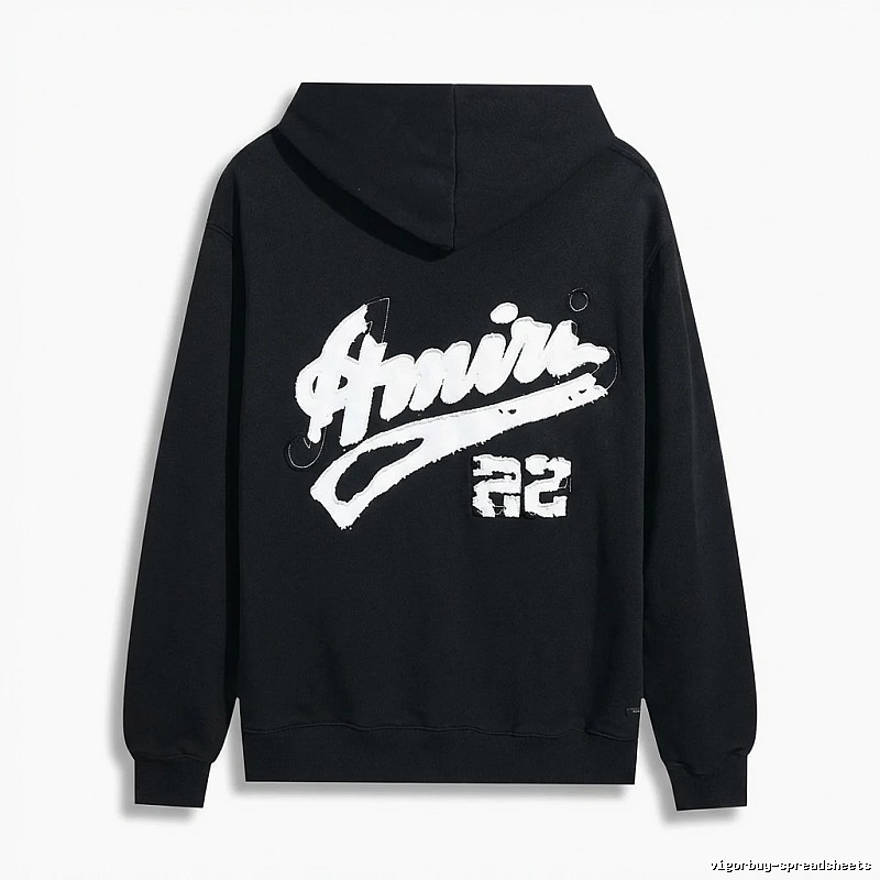 AMIRI Graffiti Style Black Hoodie