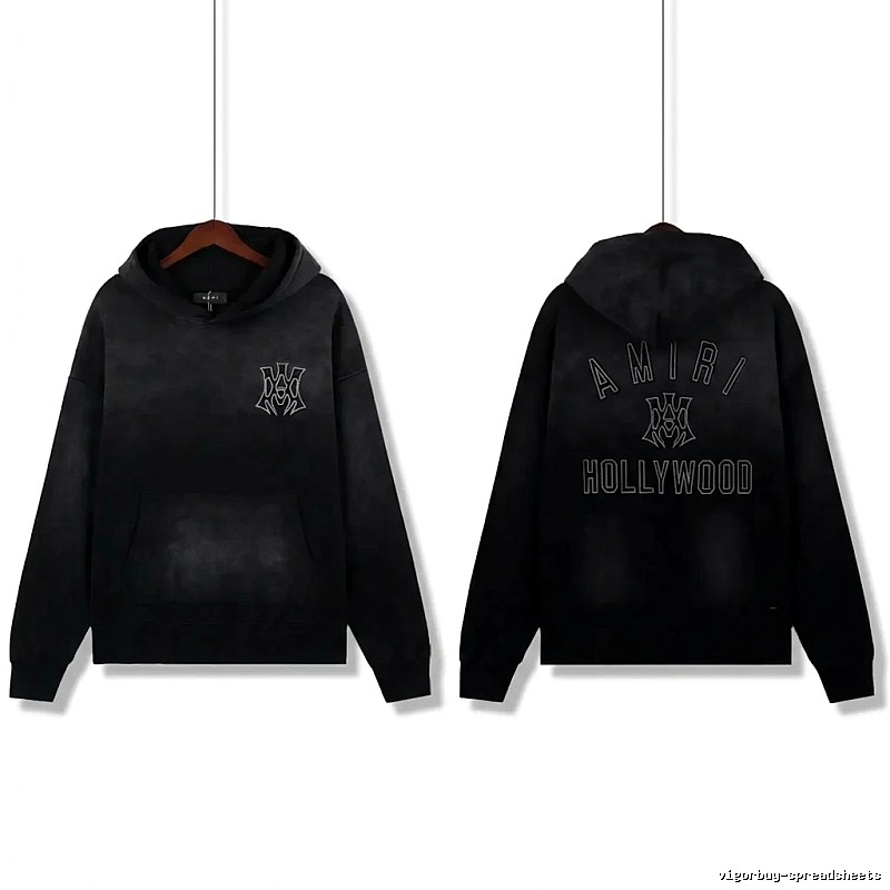 AMIRI Hollywood Collection Dark Style Hoodie