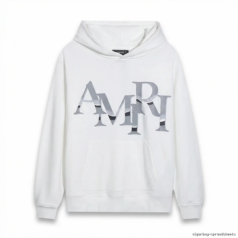 AMIRI Letter Style White Sweatshirt