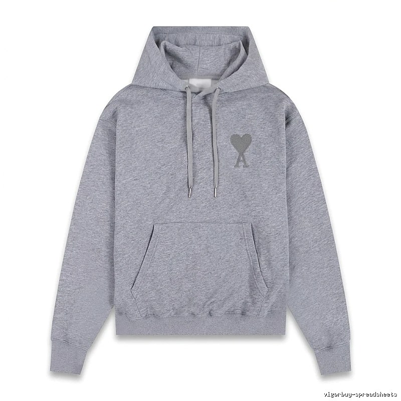 AMIRI Love Collection Grey Hoodie