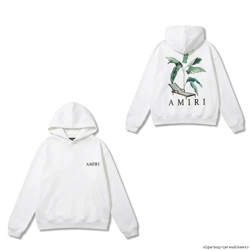 AMIRI Printed Casual White Hoodie