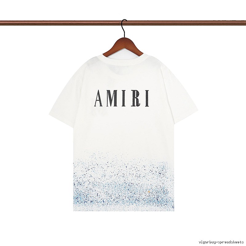 Amiri Relaxed Graphic T-shirt White Blue Amiri with Designer-Inspired Detail