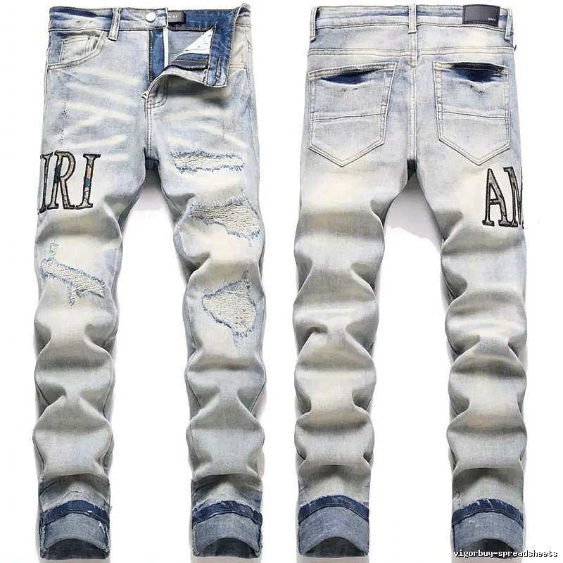 AMIRI Ripped Trendy Brand Jeans