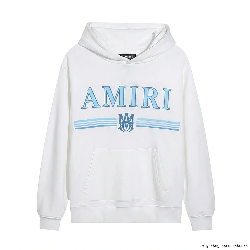 AMIRI simple style white hoodie