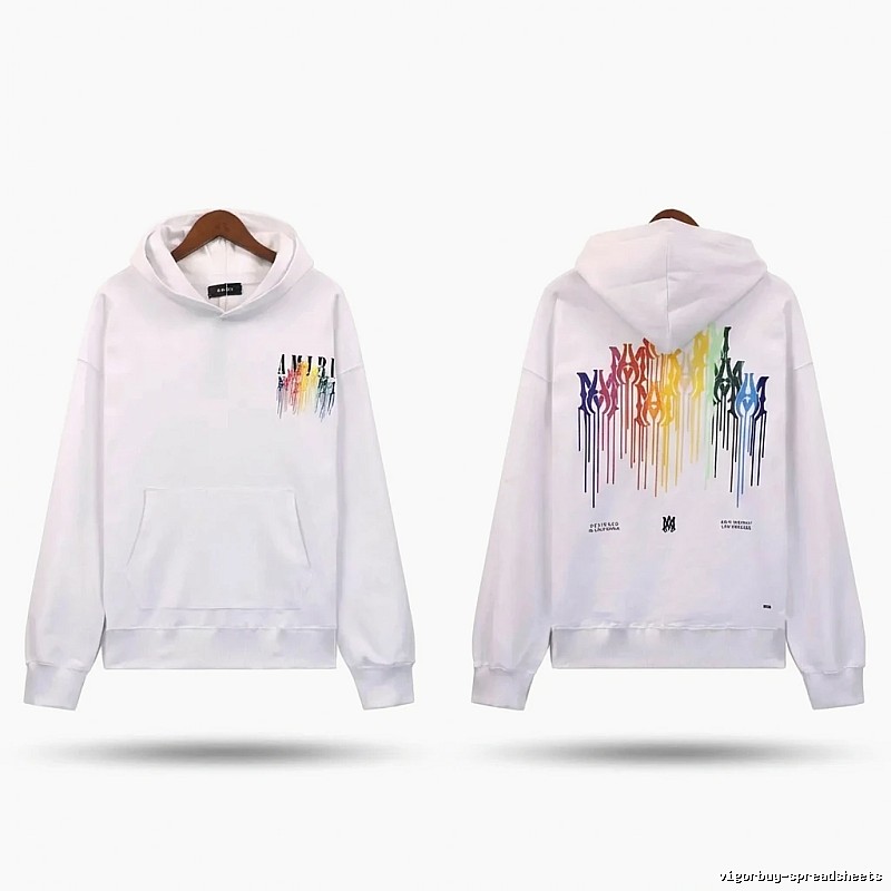 AMIRI Splatter White Hoodie