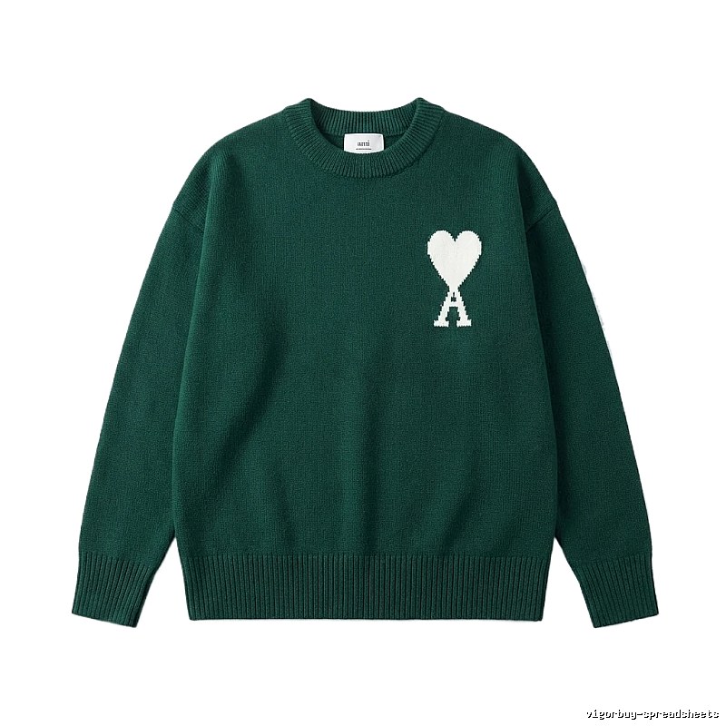 AMIRI vintage-style love green sweater