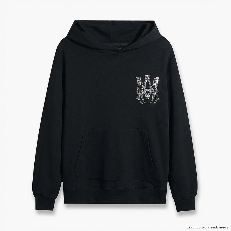 AMIRI's trendy and cool black hoodie