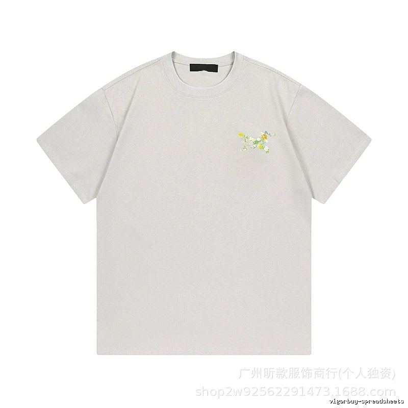 Arc'teryx Casual Light Grey Floral Short-sleeve T-shirt