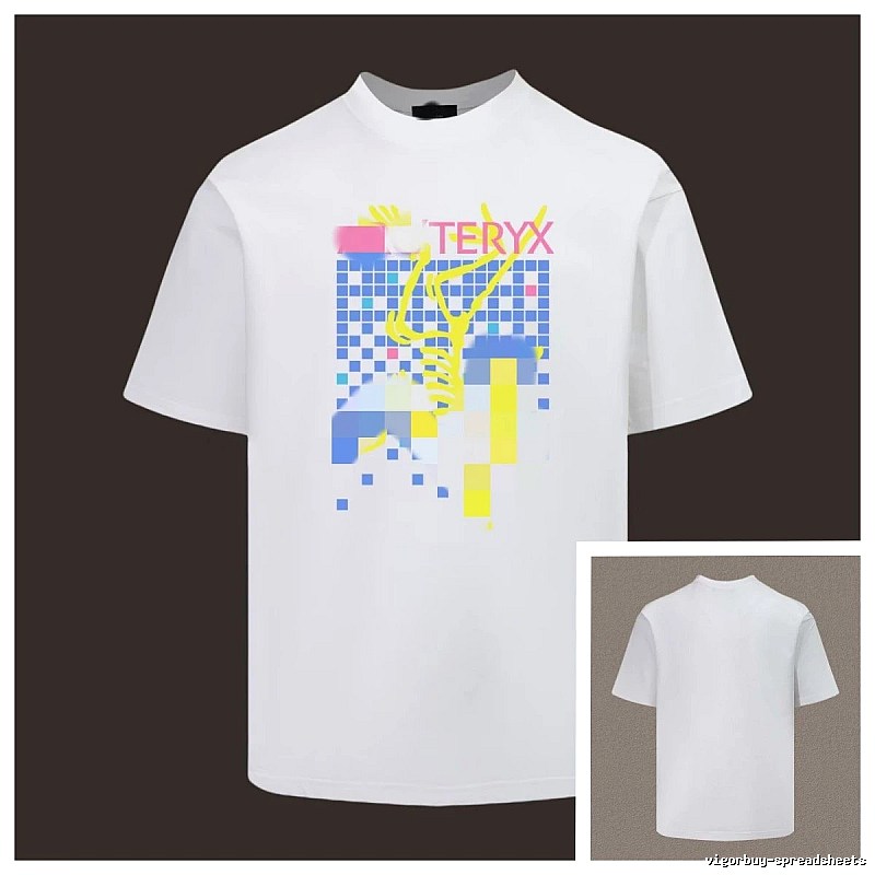 Arc'teryx Pixel Print Trendy Cool Style White T-Shirt