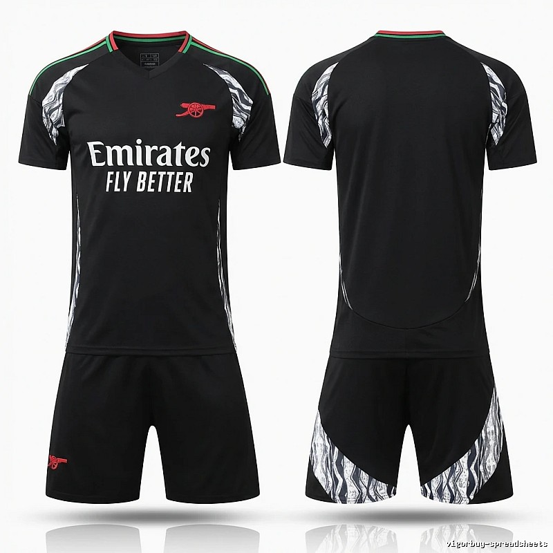 Arsenal retro-style black jersey
