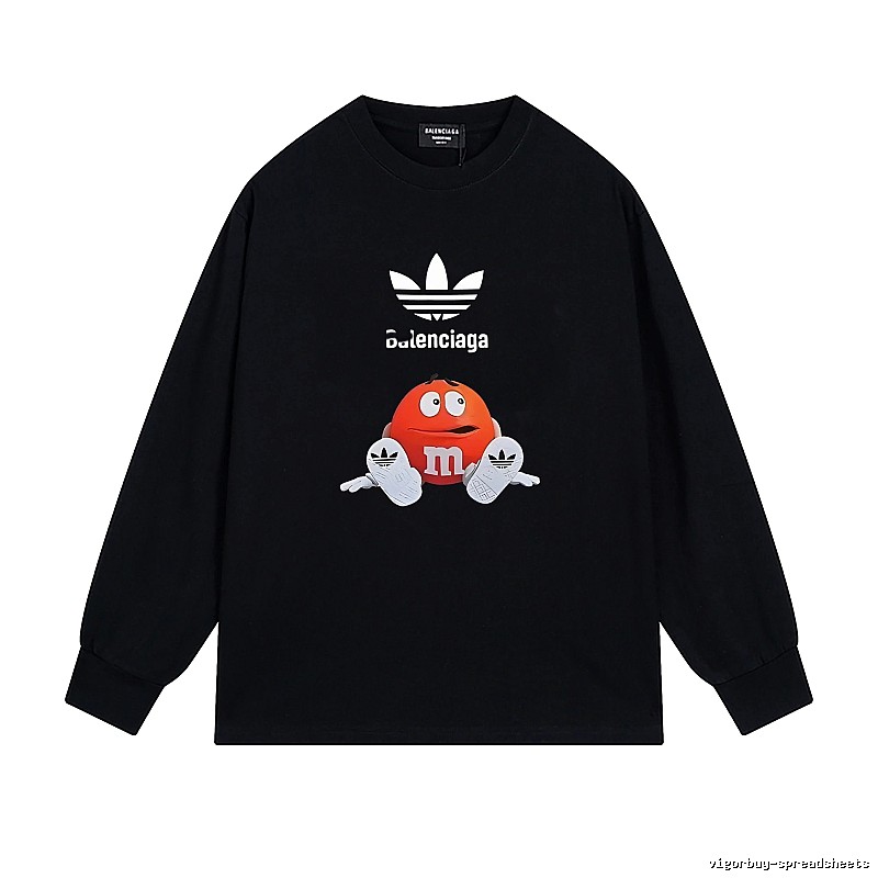 Balenciaga Co-branded Trendy T-shirt