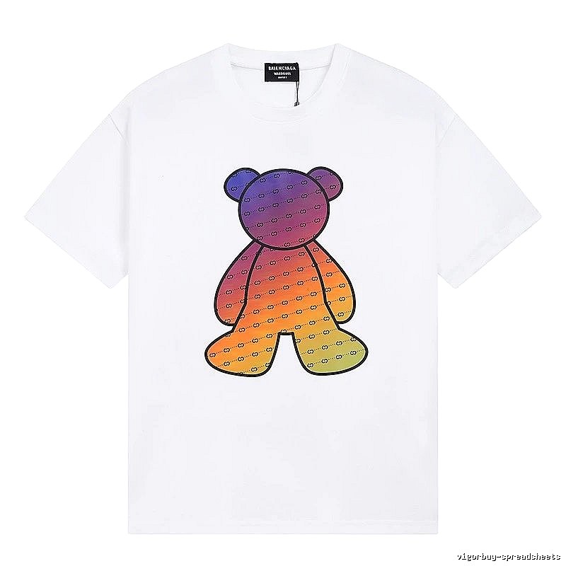 Balenciaga Gradient Bear White T-shirt