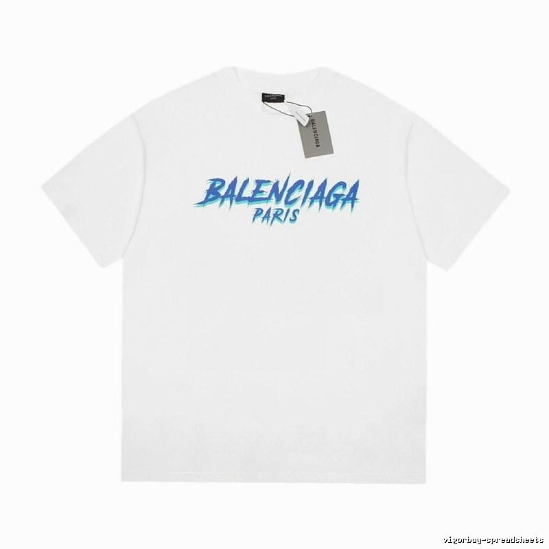 Balenciaga Graffiti Street Style White T-Shirt