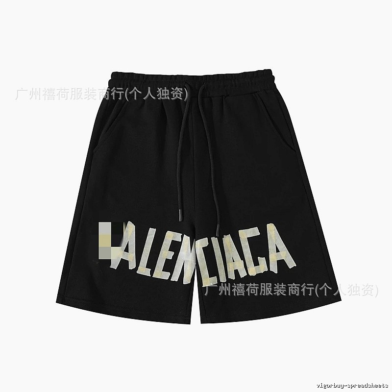 Balenciaga letter style shorts