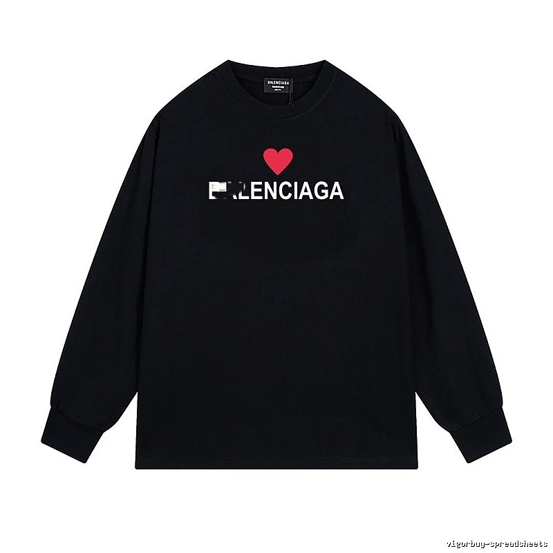 Balenciaga Love Simple Black T-shirt