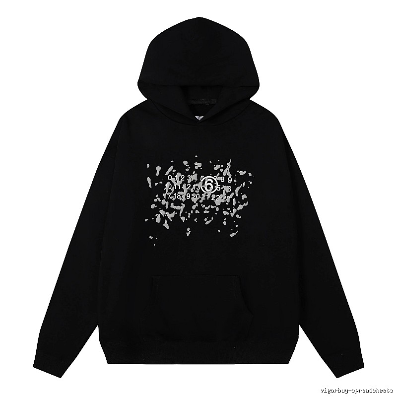 Balenciaga Monogram Logo hoodie Black Pullover Small for Layered Styling