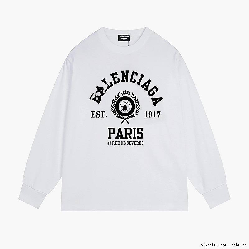 Balenciaga retro-style white T-shirt