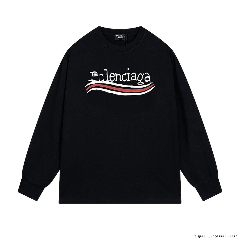 Balenciaga wavy black sweatshirt