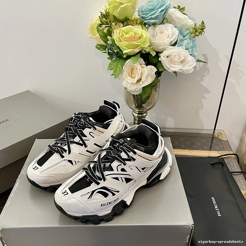 Balenciaga White Runner Sneaker with White Detail