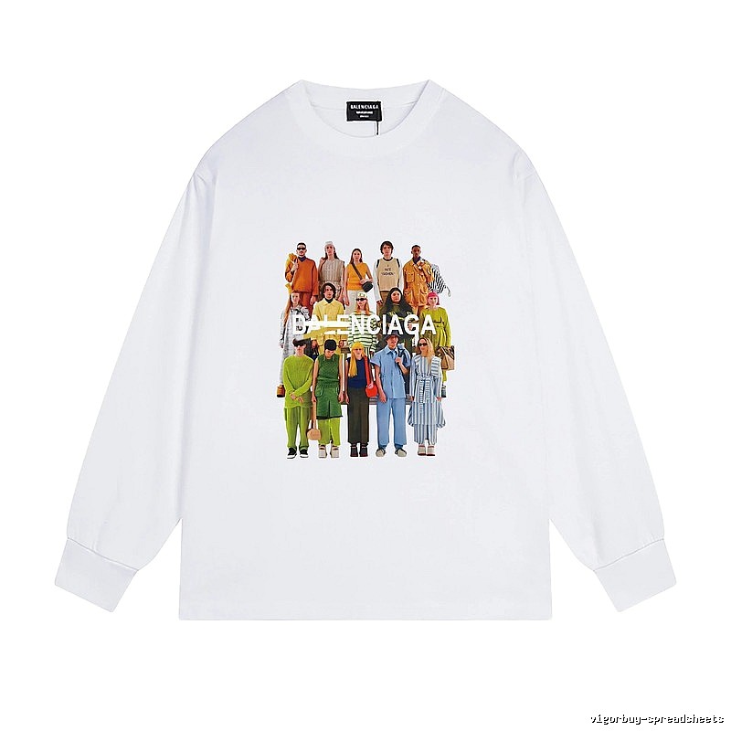 Balenciaga white sweatshirt with character prints