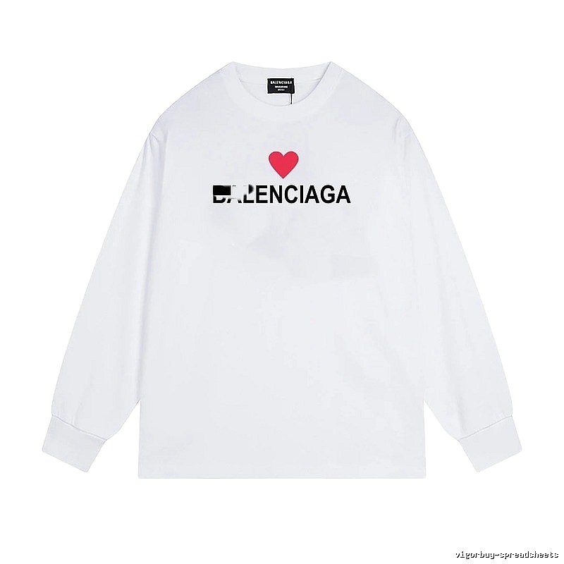 Balenciaga's simple white T-shirt with a heart design.