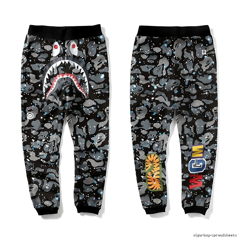 Bape camouflage style casual pants
