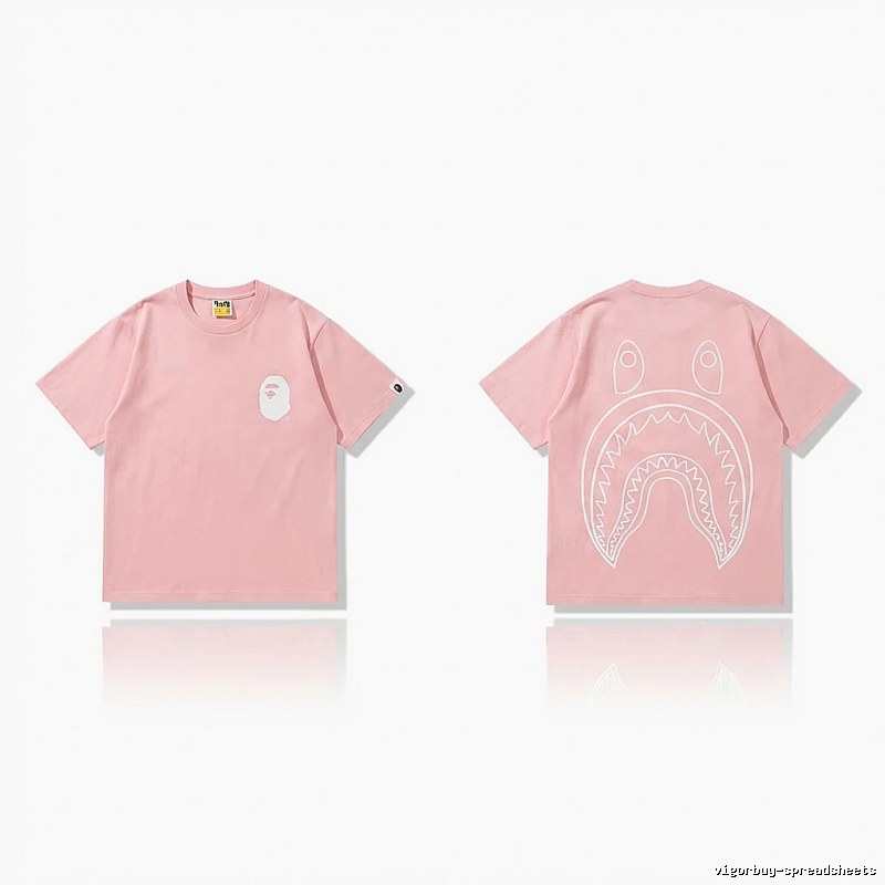 Bape Shark Series Pink T-shirt