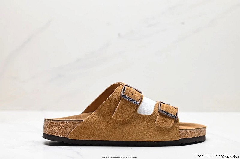 BIRKENSTOCK Arizona Casual Camel Slides