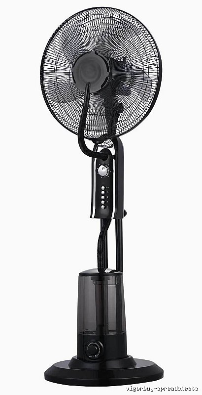 Bladeless Pedestal Cooling Fan For Room Airflow 18-inch Mechanical Control eu Plug