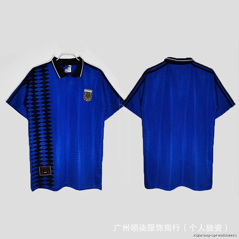 Brazil Premium Style Soccer jersey Blue Brazil Football for Resort Outfits