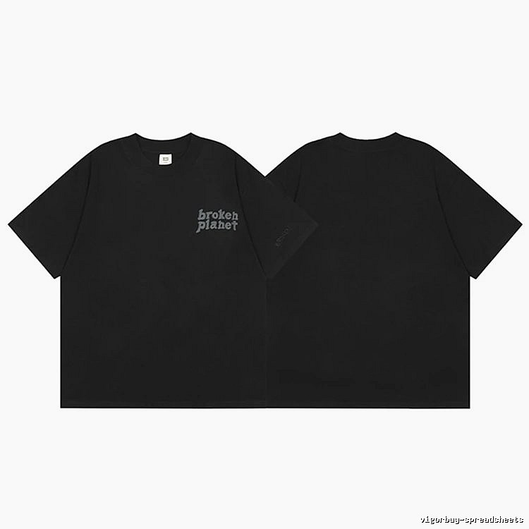 Broken Hearts Raised-Print Graphic Black Style Bpi08 Graphic T-Shirt Weekend Wear