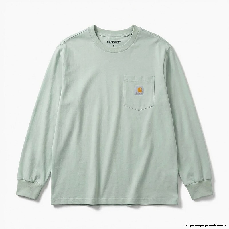 Carhartt basic simple style light green sweatshirt