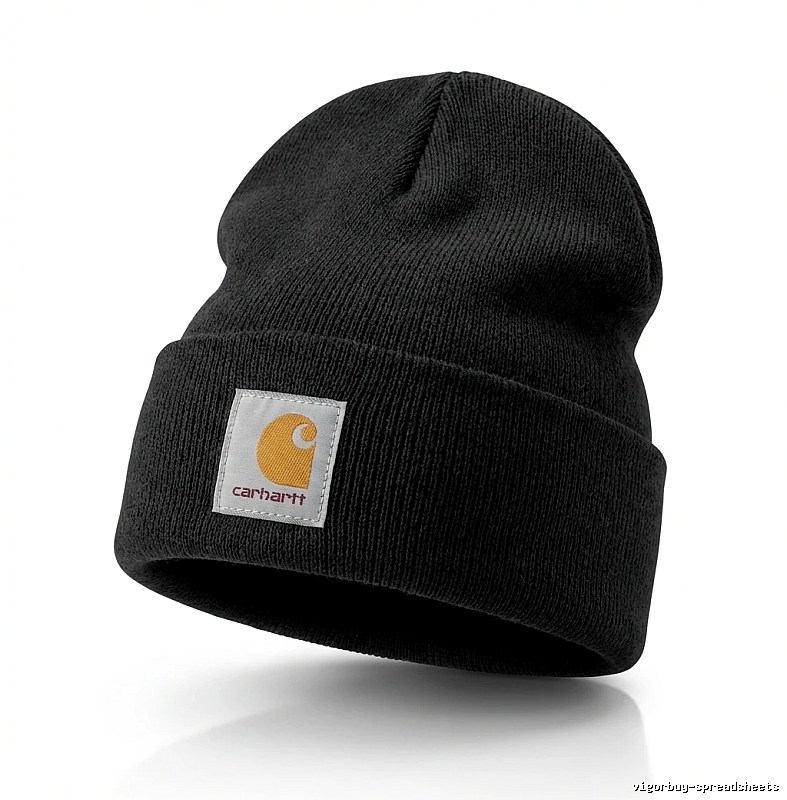 Carhartt classic black beanie