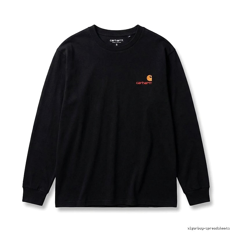 Carhartt simple style black sweatshirt