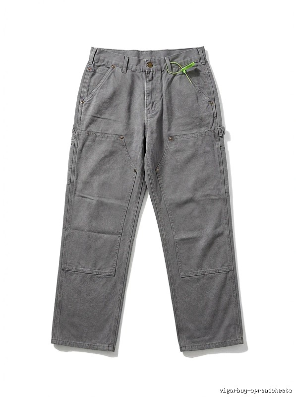 Carhartt workwear style cement gray long pants