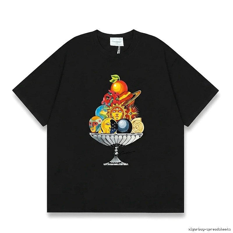 Casablanca Fruit Print Style T-shirt