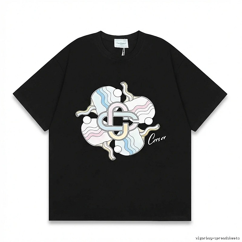 Casablanca Printed Trendy T - Shirt