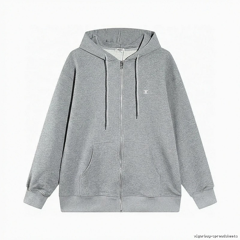 CELINE grey casual style hoodie