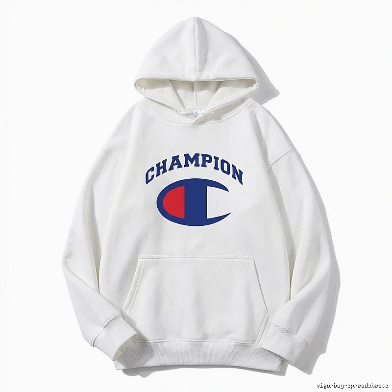 Champion classic white hoodie.